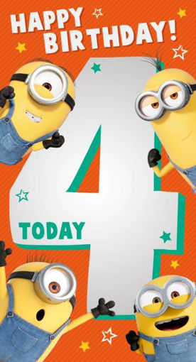 Picture of MINIONS 4 TODAY HAPPY BIRTHDAY